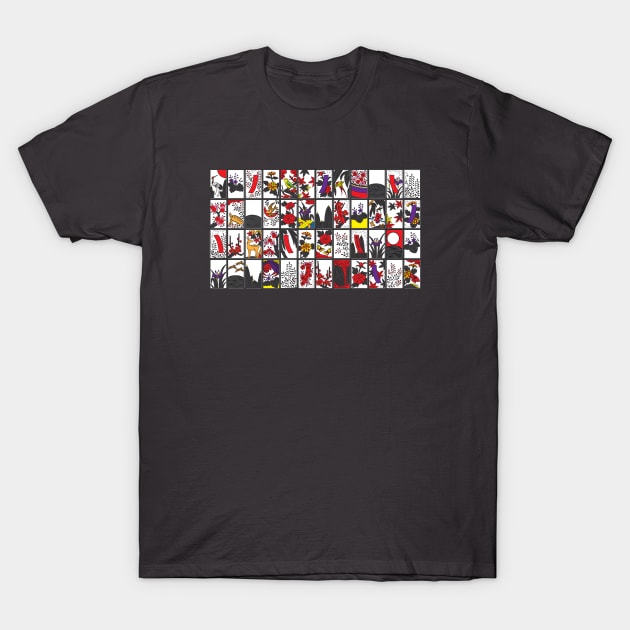 Hanafuda Cards T-Shirt by DADDY DD